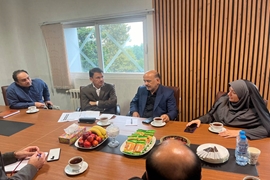 حضور نماینده و فرماندار شهرستان سیاهکل در بیمارستان غدیر سیاهکل.