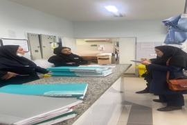 بازدید کارشناسان اعتباربخشی از بیمارستان غدیر سیاهکل .