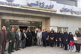 تقدیر و تشکر از پرستاران بیمارستان غدیر سیاهکل به مناسبت روز پرستار